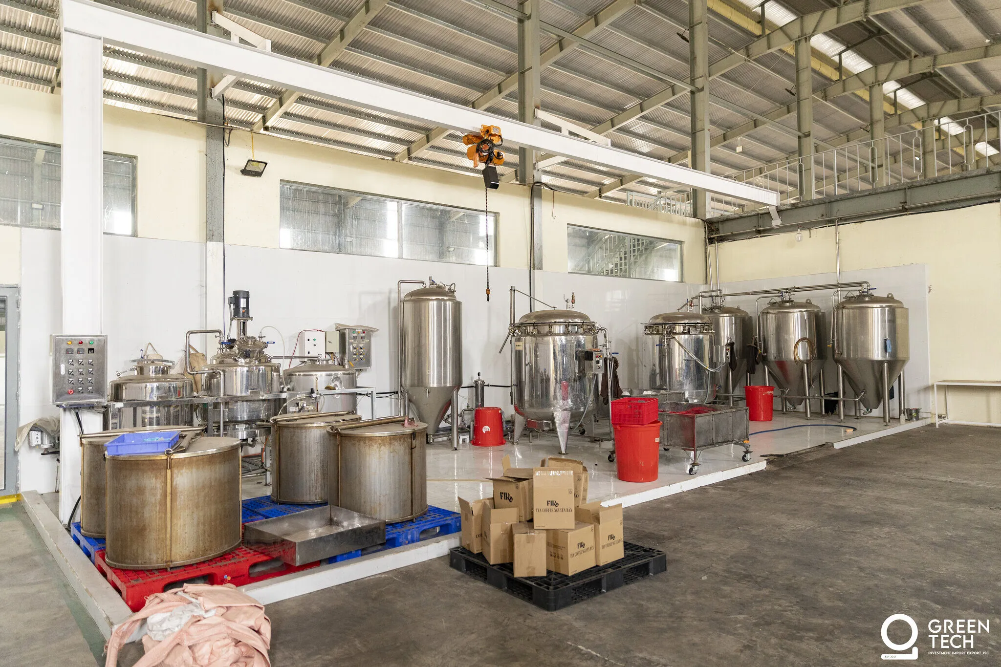 Processing tanks