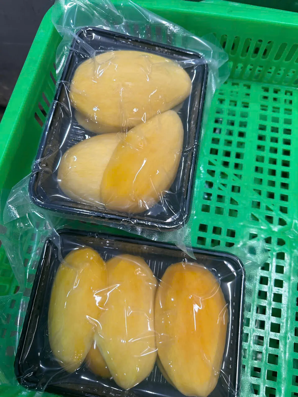 Tropical fruits packed for export from Vietnam